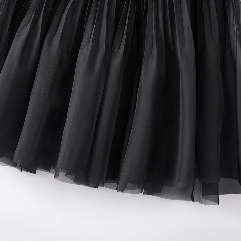 Women's Elegant Mesh A-Line Midi Skirt