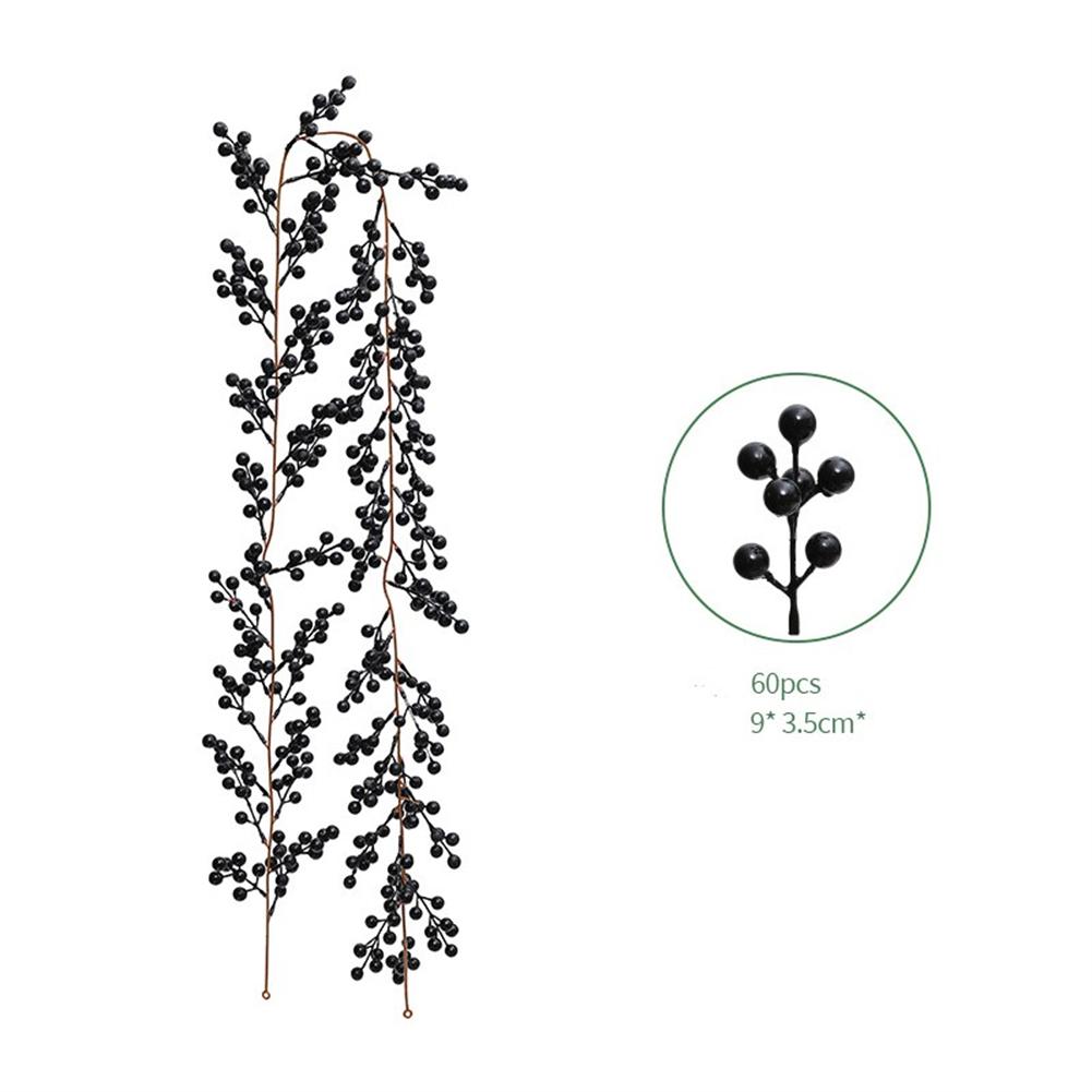 Vibrant Red Berry Garland 6FT Artificial Vine for Christmas Parties and Crafts