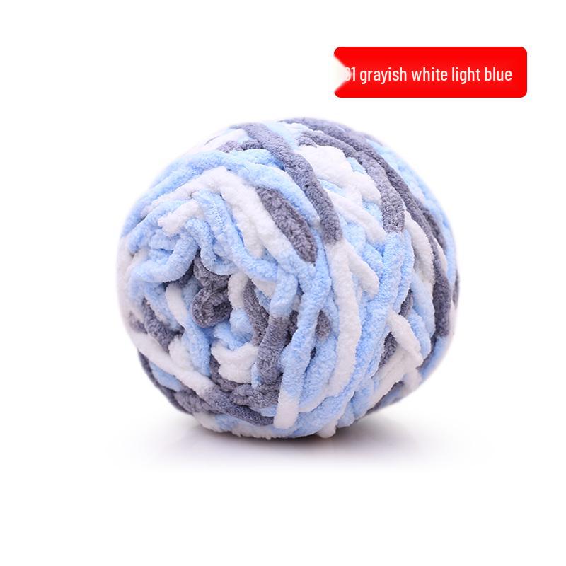 Ice Bar Chunky Soft Yarn for Hand-Knitted Scarves, Crochet Hooks, Slippers, and DIY Projects for Men and Women