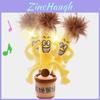 Elektrisches Plüschtier Hase tanzt und singt, lustiges interaktives leuchtendes Spielzeug, Geschenk
