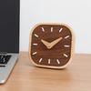 Exquisite Bedside Table Clock Wooden Desk Clock Unique Tabletop Clock  Dormitory