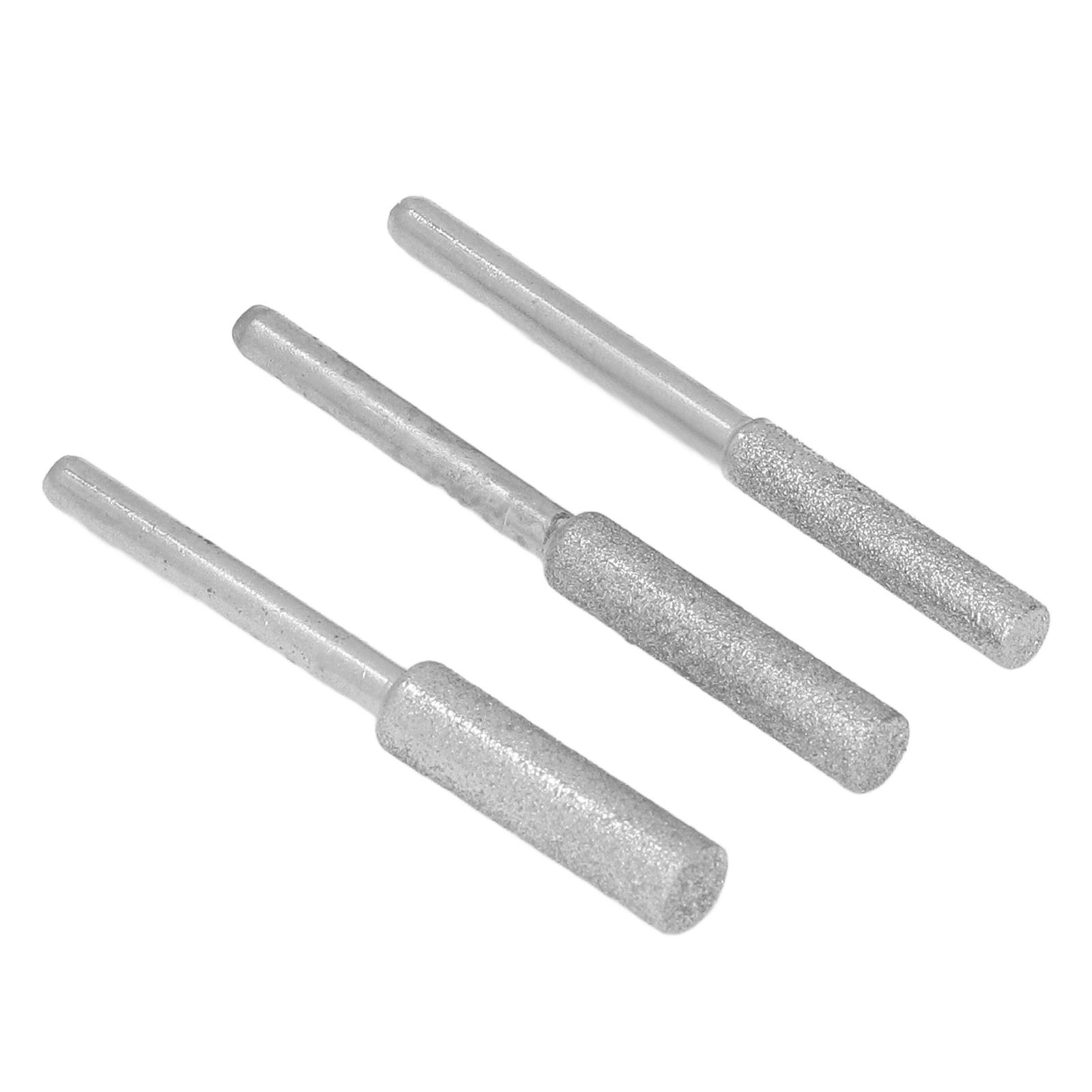 

30 шт. заточных камней для цепных пил 4,0 мм 4,8 мм 5,5 мм наждачный шлифовальный напильник 3 мм хвостовик набор инструментов набор