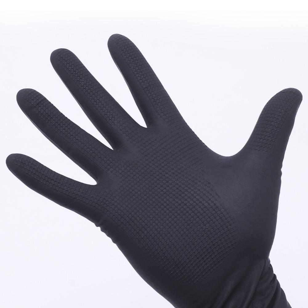 1Pair Anti-slip Hairdressing Coloring Gloves S/M/L Thicker Rubber Gloves Hair Dyeing Gloves
