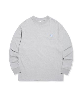 CAPITAL RADIO TUNES Record Wappen Long Sleeve Gray