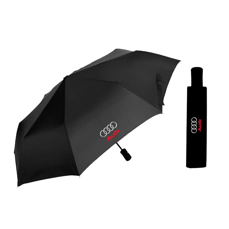 Car Fully Automatic Compact Folding Custom Umbrella Car Accessories for Audi C5 C6 C7 A4 B6 B8 B7 A6 A3 A5 Q3 Q5 Q7 8P  S3 S5 S1 S4 S2 RS3 RS4 RS5 RS6