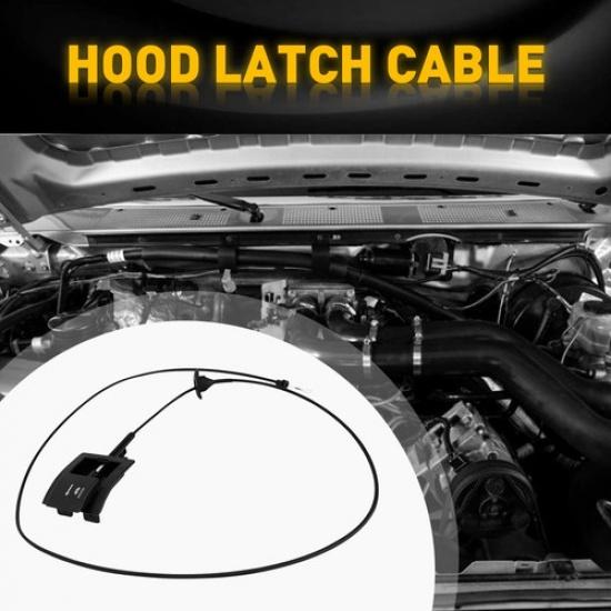 Hood Release 912-042 Cable For Ford F150 Bronco F Super Duty HD F250 F350 F53
