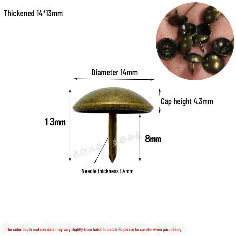 Antike Eisenblase Dekorative Rundkopf Sofanägel für DIY Möbel und Weich-/Hartverpackungen