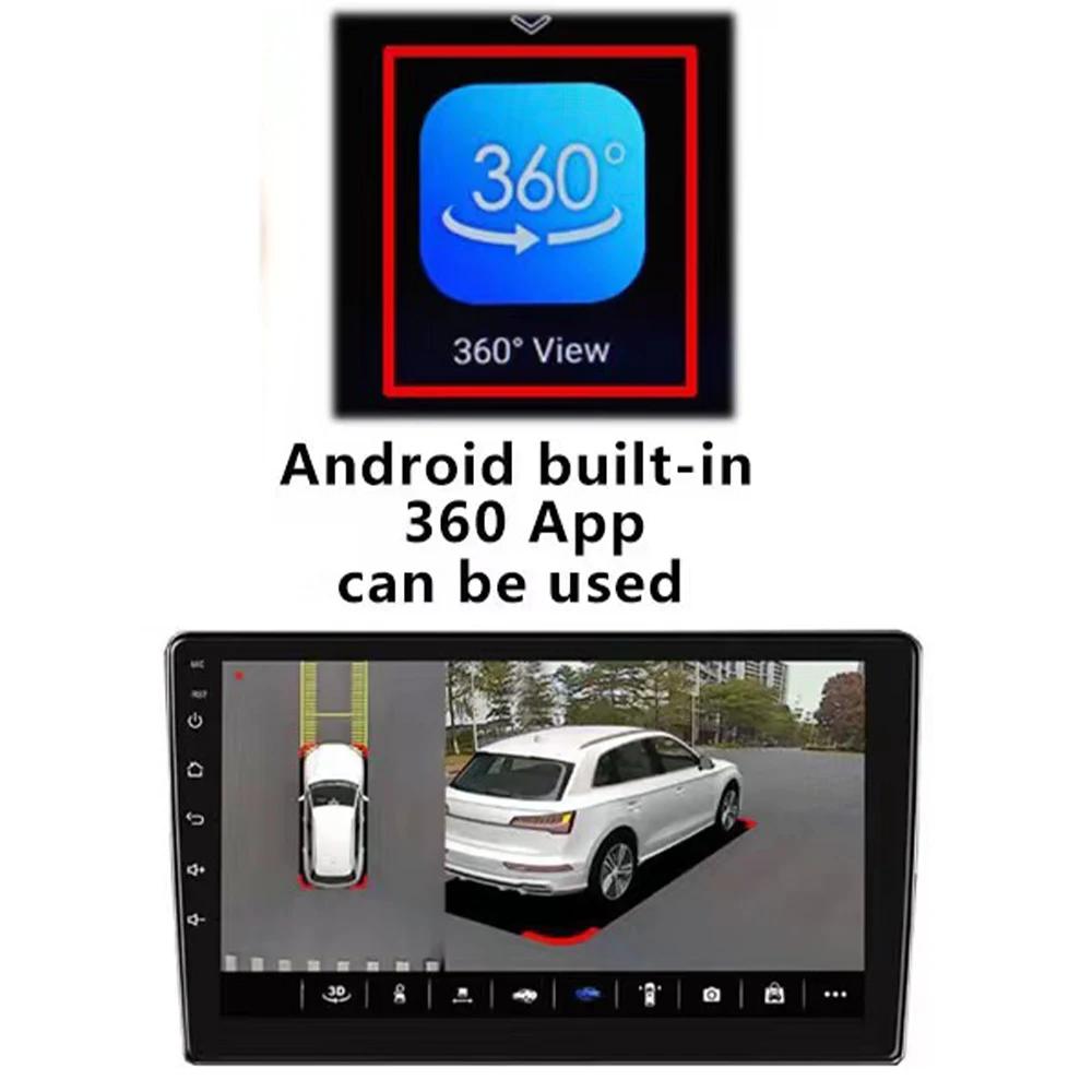 1080P 3D 360° Panoramic Camera System Camera for Car Android Multimedia Rear / Front / Left / Right 360 Panoramic Accessories
