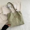 Trendy Pu Leather Underarm Tote Bag Solid Color Zipper Sweet Shoulder Bag Butterfly Pattern Korean Style Luxury Handbag Female