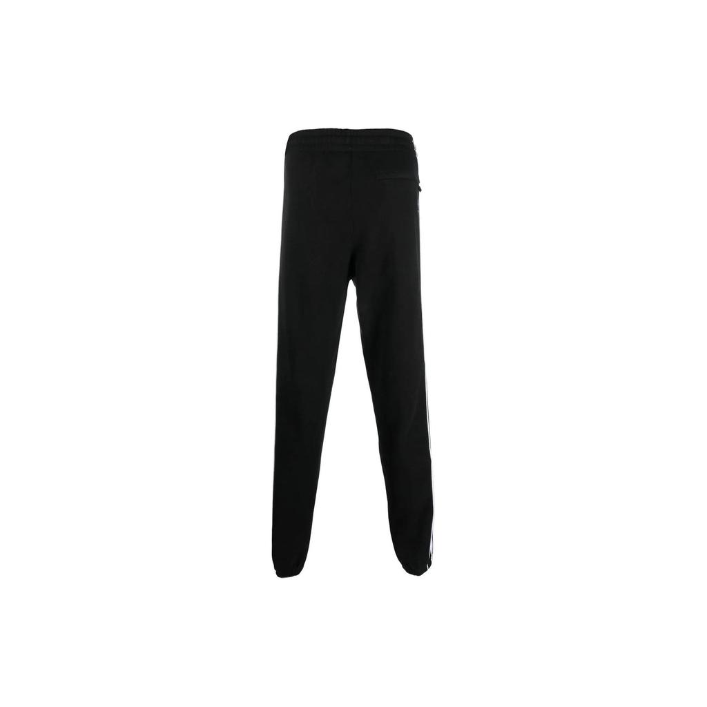 adidas Pantaloni Jogging da Uomo con Coulisse, Vita Elastica e Stampa Logo Originals Nero HK7319