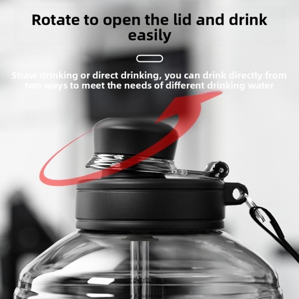 Stor Kapasitet Treningskopp Plast Menn Vannkittel Ny Sportsdrikkeflaske Gym