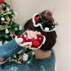 Seasonal Plush Hair Bands Comfortable Hair Scrunchies with Christmas Cheer Festive Hair Decorations for Women