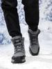 Super Warm Winter Boots With Fur Outdoor Hiking Men Boots Snow Antiskid Waterproof Boots Men Shoes Winter Botas High Top Hombre