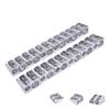 3Pcs Metal Pencil Pens Sharpeners Two Hole For Home Schools Offices Children Jb