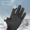 Double Layer Thicken Winter Cycling Gloves Fleece Cold Weather Warm Mittens  Cold Weather