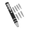 Screwdriver Multipurpose Repair Tool Mini Pen Installing Kit Eyeglasses Aluminum Alloy Multi-bit