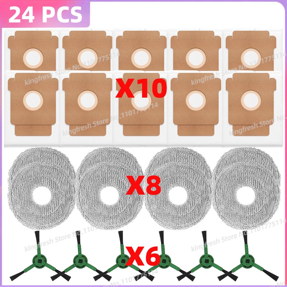 Fit For ( iRobot Roomba Plus 405 Combo / 505 Combo ) Vacuum Parts Main Roller Side Brush Mop Cloth Filter Dust Bag Accessories