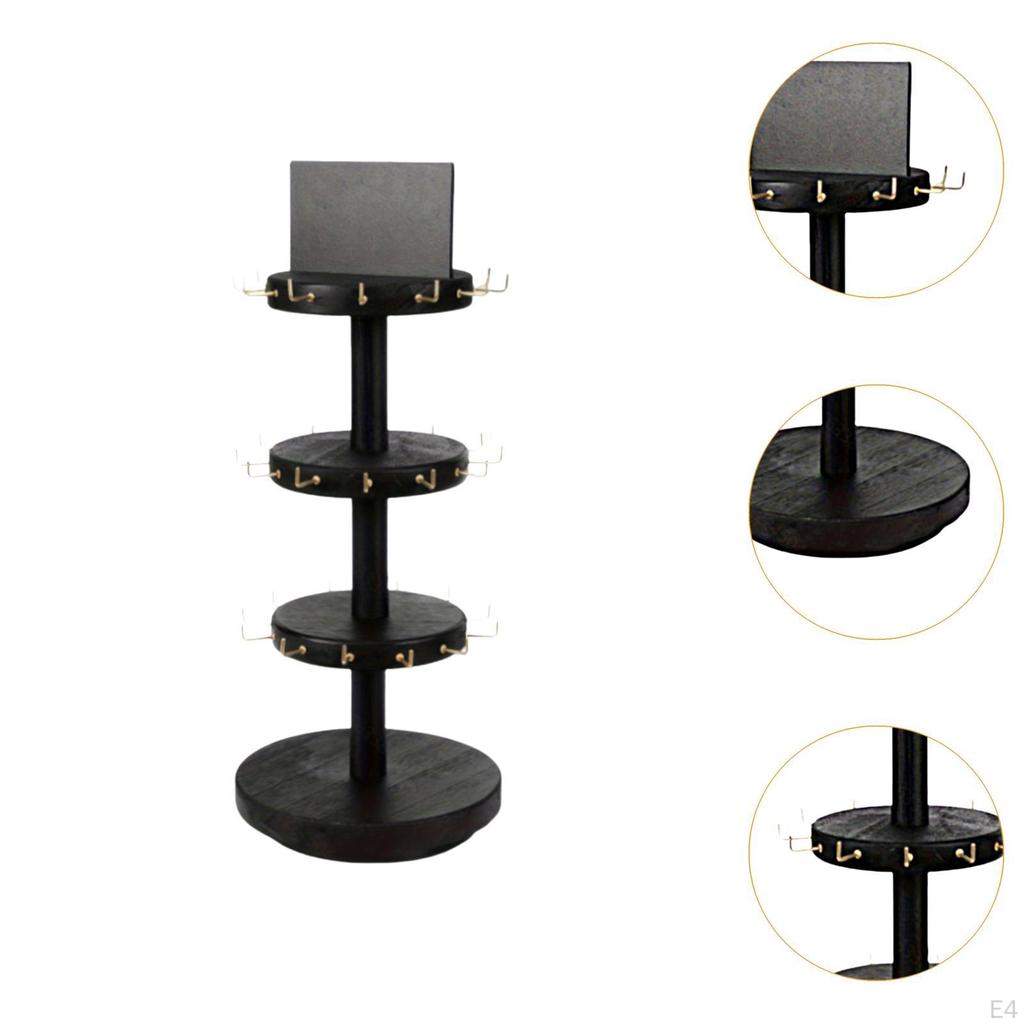 3 Tier Wooden Jewelry Display Stand for Bracelets And Bangles