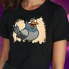 T-Shirt Women Funny Cartoon Dove Motif Cotton Size S To 3XLWill Be Opened In a New Window or Tab