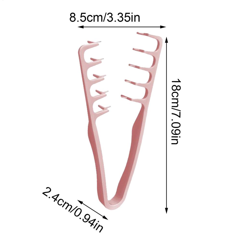Volumizing Hair Comb Wide -Tooth Detangling Comb For Root Lift Styling Hairdressing Tool For Home Dorm Travel Use