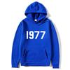 High Street 1977 Printed Couple Hooded Sweater Pullover Trendy Top Couple