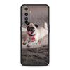 Cute Pug Dog Phone Case For Realme 12 11 10 9 8 5G 7 6 GT5 GT3 GT2 Pro Plus C21 C11 C25 C35 For Realme GT Neo 2 3 3T 5 Cover