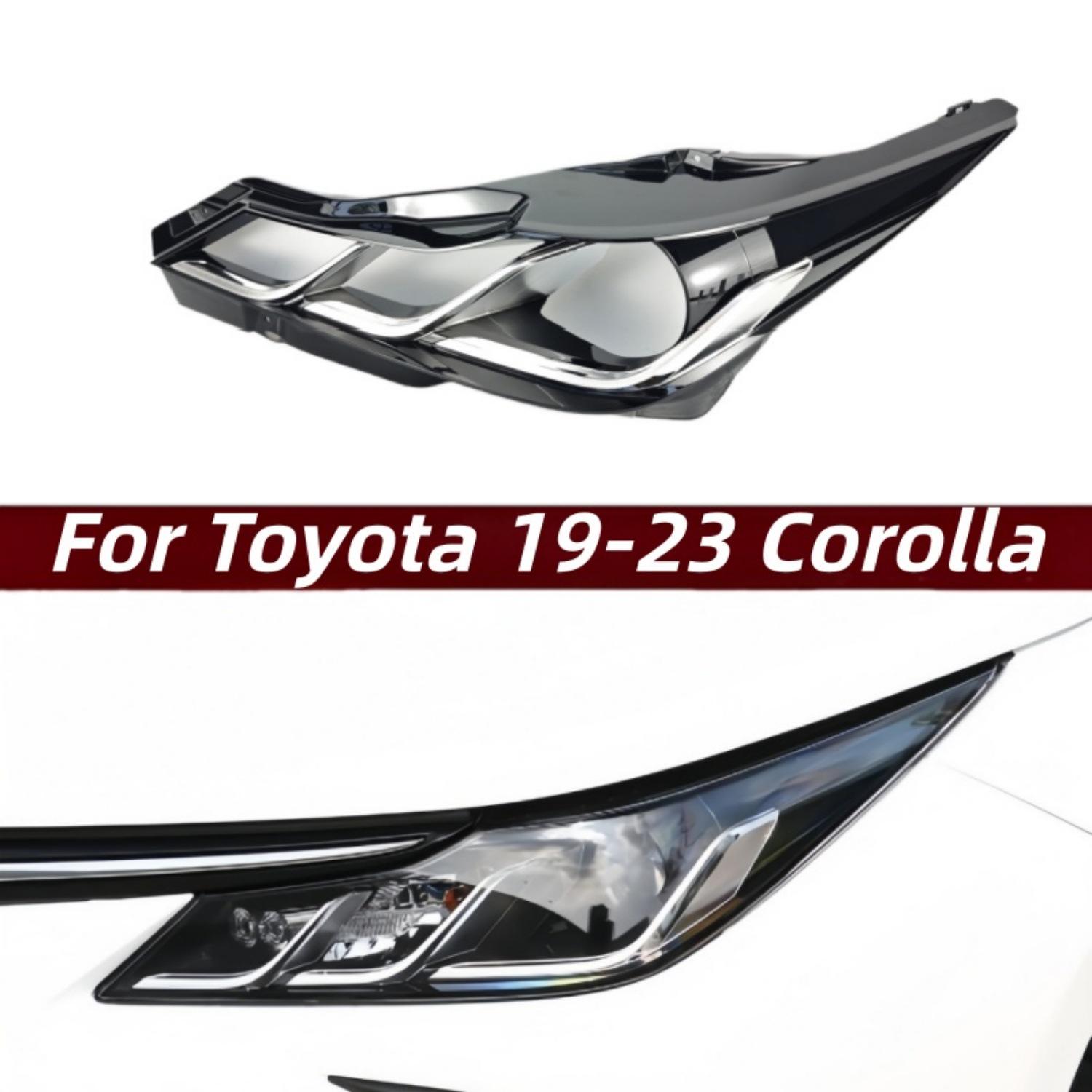 Corolla 19-23 Headlight Trim Silver Decorative Frame Driver Side Trim/L
