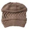 Europa und die Vereinigten Staaten Herbst und Winter Wollmütze neue Damen Pfeil Zopf Beanie gestrickte elastische Mütze