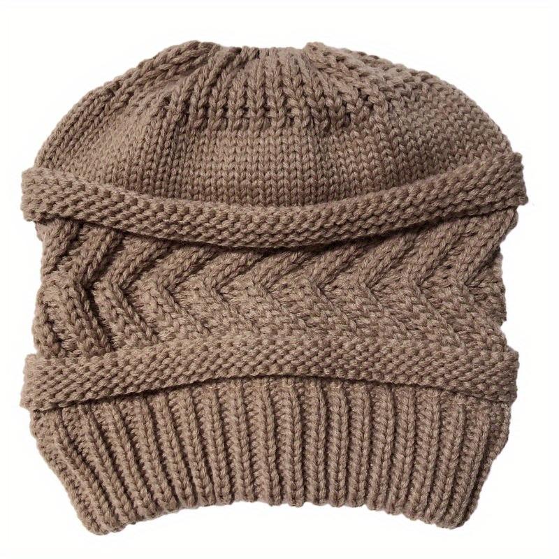 Europa und die Vereinigten Staaten Herbst und Winter Wollmütze neue Damen Pfeil Zopf Beanie gestrickte elastische Mütze
