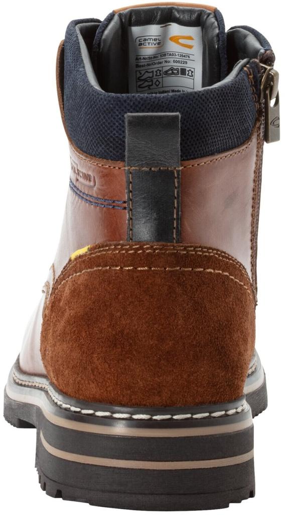 Ботинки Camel Active на шнуровке 53BTA03 коричневые