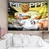 Kylian Mbappé Tapestry for Bedroom Aesthetic Classroom Tapestries Wall Hanging for Living Room Dorm Office,Ideal Creative Gift