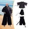 1/ Doll Costume for Figurine, Samurai Uniform, Miniature Clothes 15cm Male Dolls