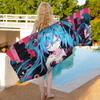 H-HatsuneS M-Miku Big Microfiber Beach Towels Quick Dry Towel Sand Beach Towels Pool Towel for Travel Swim Pool Yoga