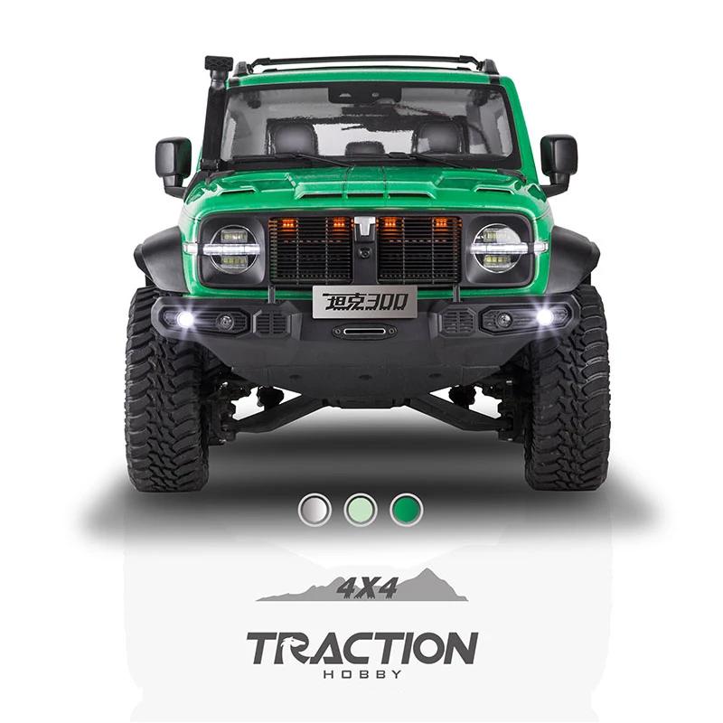 TRACTION HOBBY Competitive Edition TANK300 4WD RC Road Crawler 1/8 Electric Remote Control Model Car Adult Children's Toys