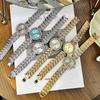 Light Luxury Full Diamond Fashion High Value Women'S Watch Niche Light Luxury Waterproof High Sense Alloy Bracelet Watch