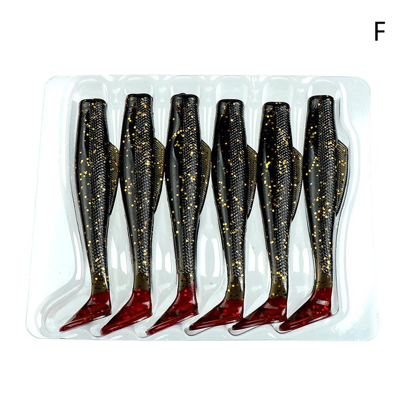 

6 шт./лот Материал Рыболовные приманки Рыболовные снасти Pes Мягкий свимбейт 9 см 4,4 г Плавающая Т-образный хвост Рыболовная приманка TPR Хвост-лопатка Мягкая приманка