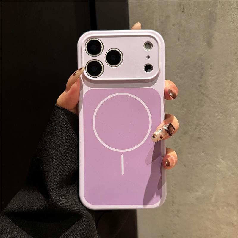 Liquid Silicone Magnetic For  Phone Case For For Iphone 17 Pro Max Wireless Charge Cover For For Iphone 15 16 Pro Max Accessories