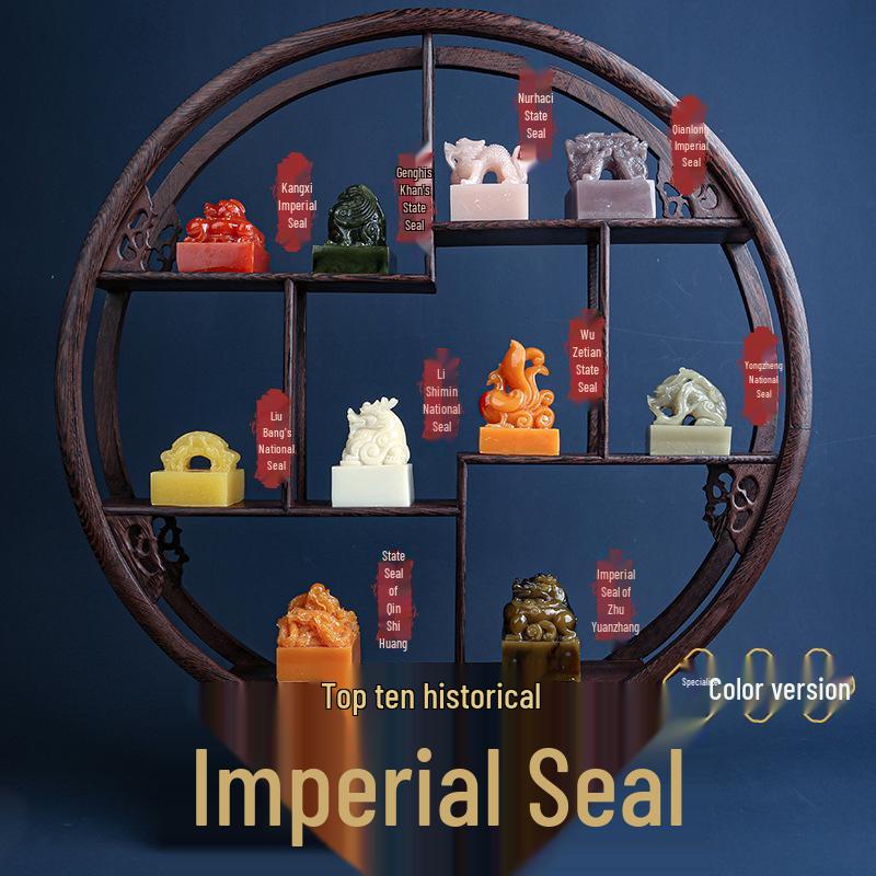 Pinocchio Archaeology Blind Box: Ancient Emperor Jade Seal & Flowing Water Gemstone Excavation Toy