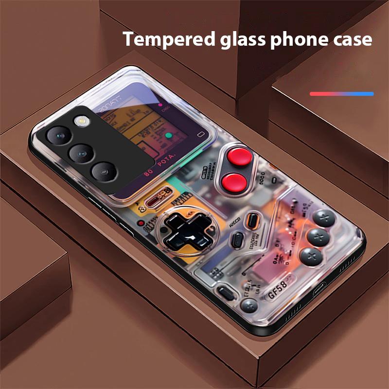 

Color Machine For Y72 33S 11 03 36 96 Lite 35 16 Iqoo 12 V40 SE 5G 29 40 21 30 X80 Pro Vivo Tempered Glass Phone Case Black For vivo Y16
