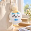 -Haired Yellow Plush Pendant, Cute Stuffed Animal Hanging Ornament for Bags and Backpacks