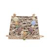 Acrylic bag women's 2025 new European and American fashion ice crack shoulder bag small fragrant wind beaded portable box bag
