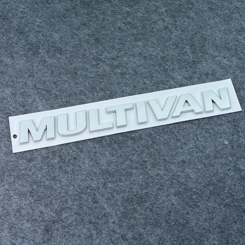 AABIN1 Applicable to Volkswagen Mattway T5 T6 modified car logo trunk English Multivan letter label with black Accessories Car stickers