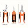 3Pcs Garden Pruning Shears Safe Lock Garden Scissors Set Handheld Clippers for Harvesting Picking Indoor Outdoor Greenhouse