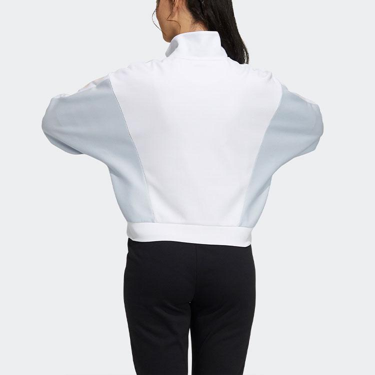 Adidas Neo Color Block Loose Short Sports Jacket Women Jackets White GP5466