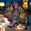 Saint Seiya Print Blanket - Soft & Comfortable, for Bedroom, Travel, Sofa, Home Decoration - Birthday Christmas Gift for Friend