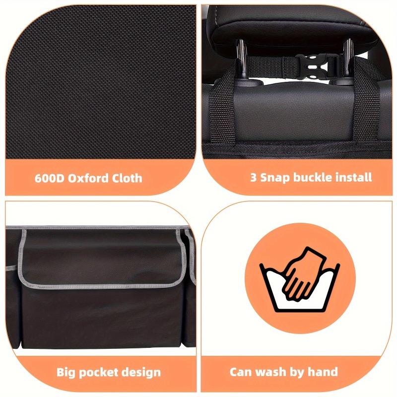 1PCS Oxford Cloth Car Seatback Trunk Storage Box - Foldable Multipurpose Storage for Car Back Seat Rear Seat - Universal Use