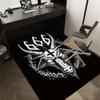 1PC Goat 666 Non-Slip Floor Carpet Compatible for Office&Living Room&Bedroom&Dining Room - Flat-Weave Machine-W236