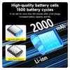 2000mAh Battery For Gopro Hero 9 10 11 12 Camera Battery with LCD 3-Slots Fast Charger Box For GoPro Hero12 11 Sport Cameras