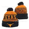 Colorful Pom Knit Beanie Team Sports Warm Winter Hat Basketball Fans