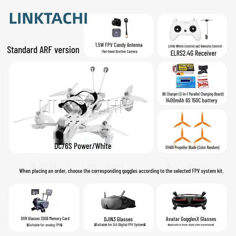 LINKTACHI 5-inch Freestyle FPV Drone Kit